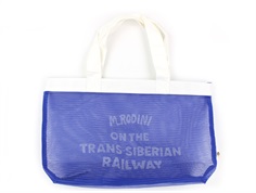 Mini Rodini tote bag Mesh blue